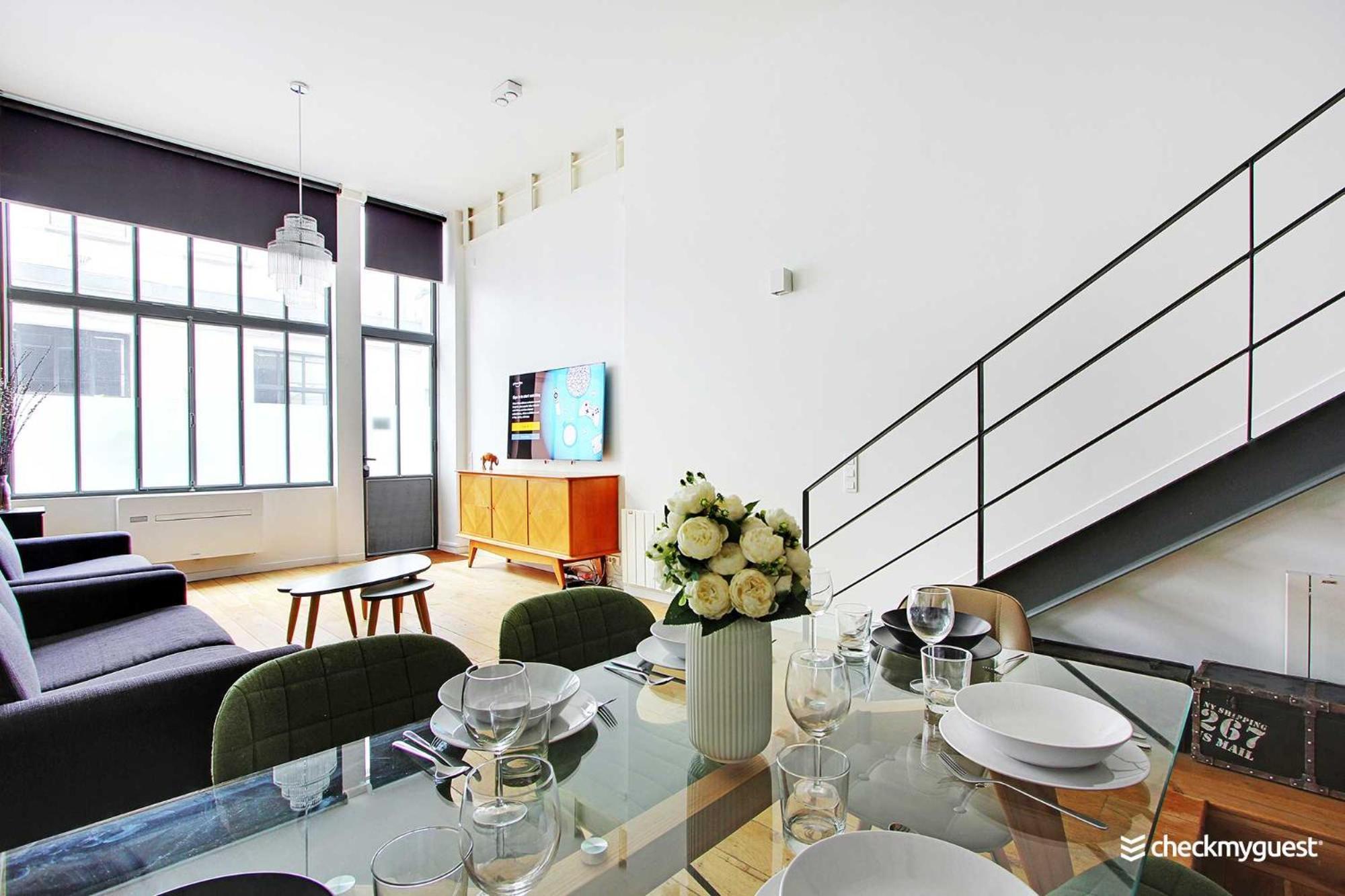 Elegant Apartment - 1Br-6P- Grands Boulevards Paris Luaran gambar